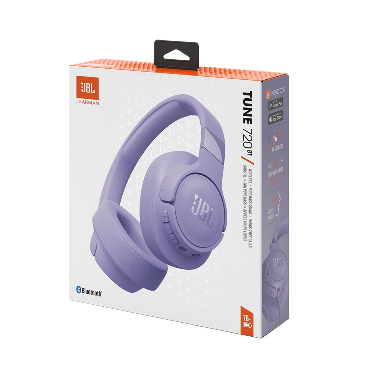 Наушники полноразмерные Bluetooth JBL Tune 720BT Purple