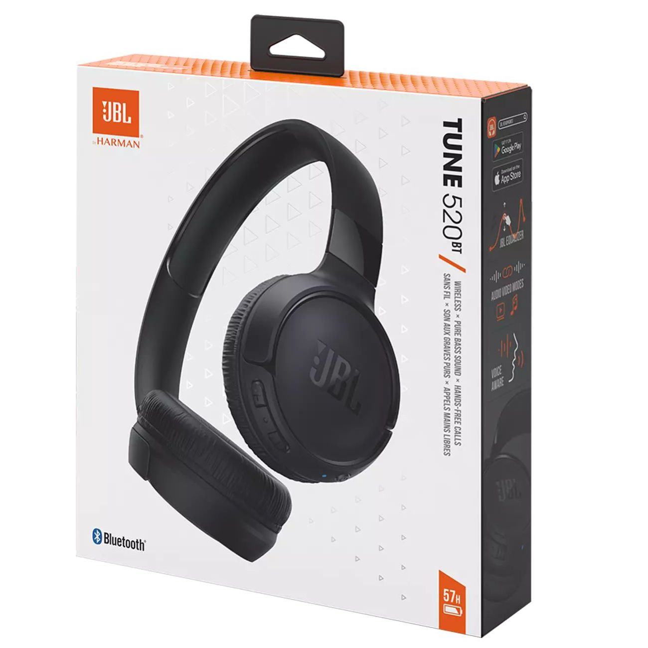 Наушники накладные Bluetooth JBL Tune 520BT Black