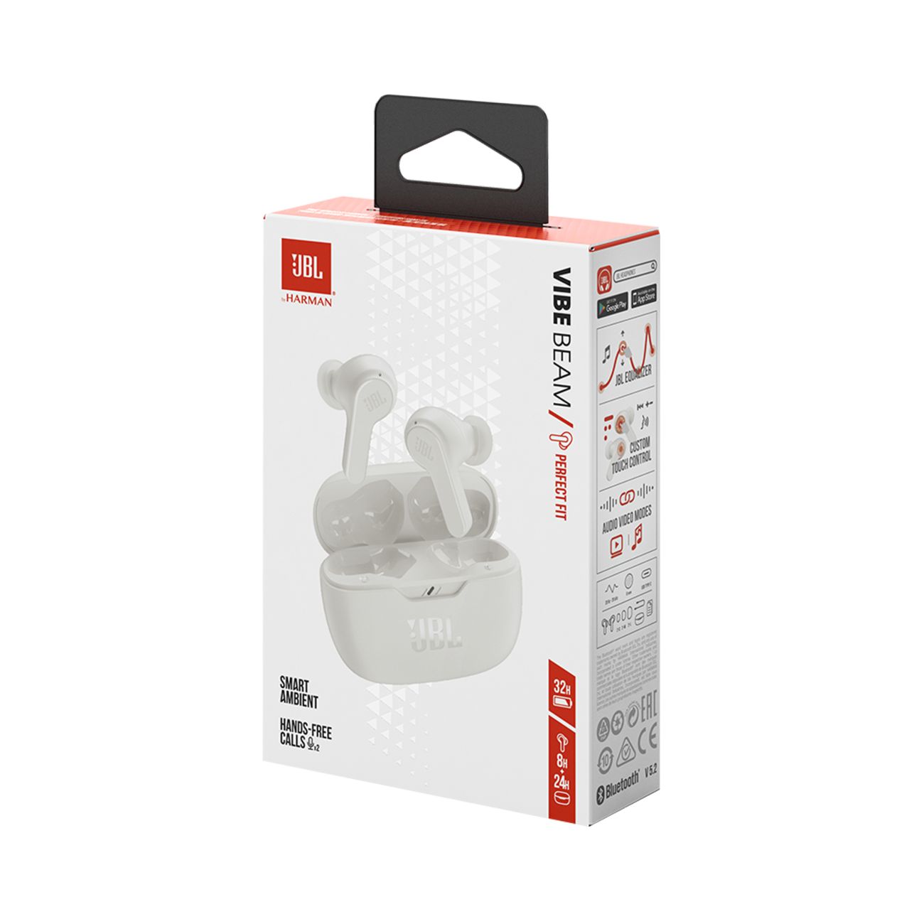 Наушники True Wireless JBL Wave Beam White (JBLWBEAMWHT)