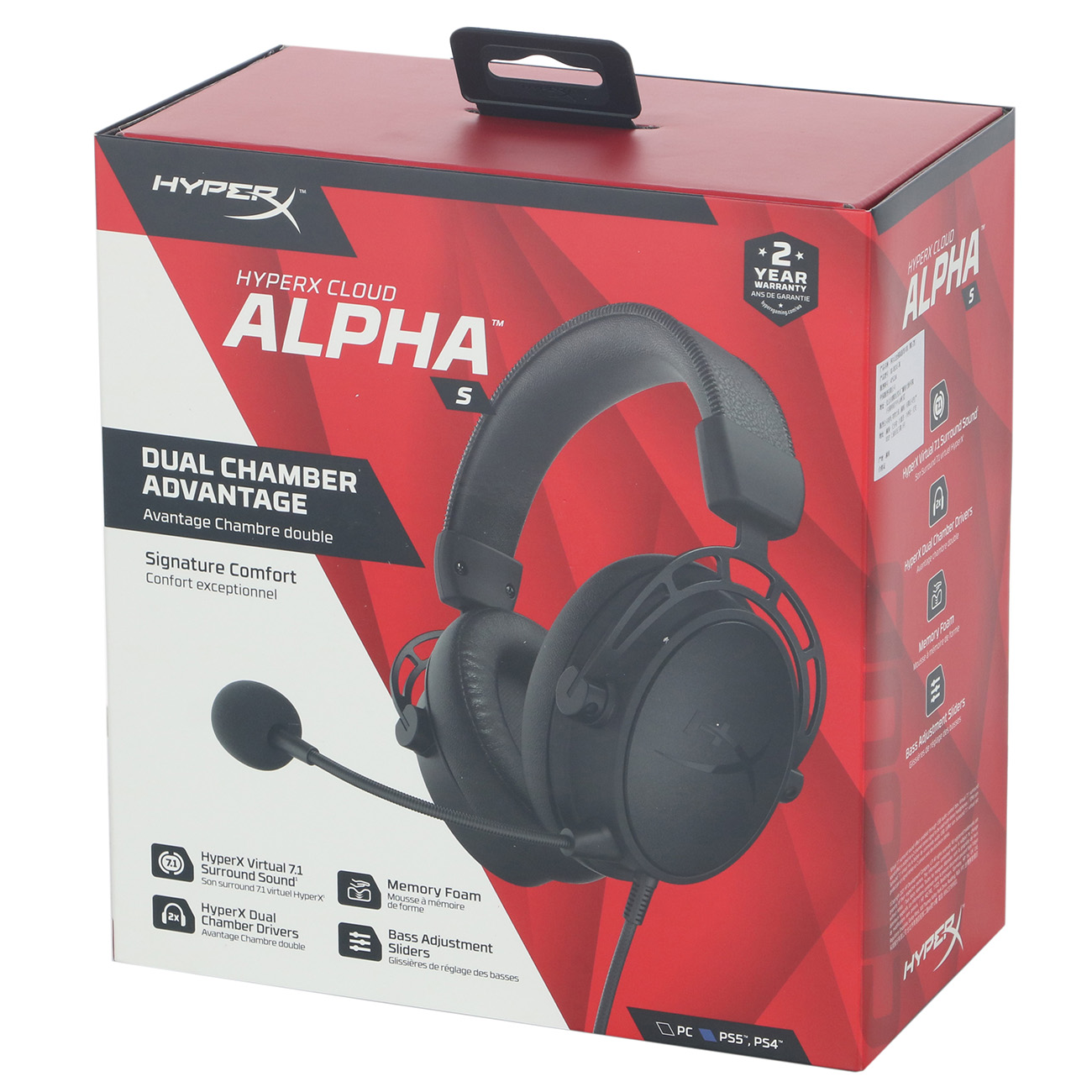 Игровые наушники HyperX Cloud Alpha S Black