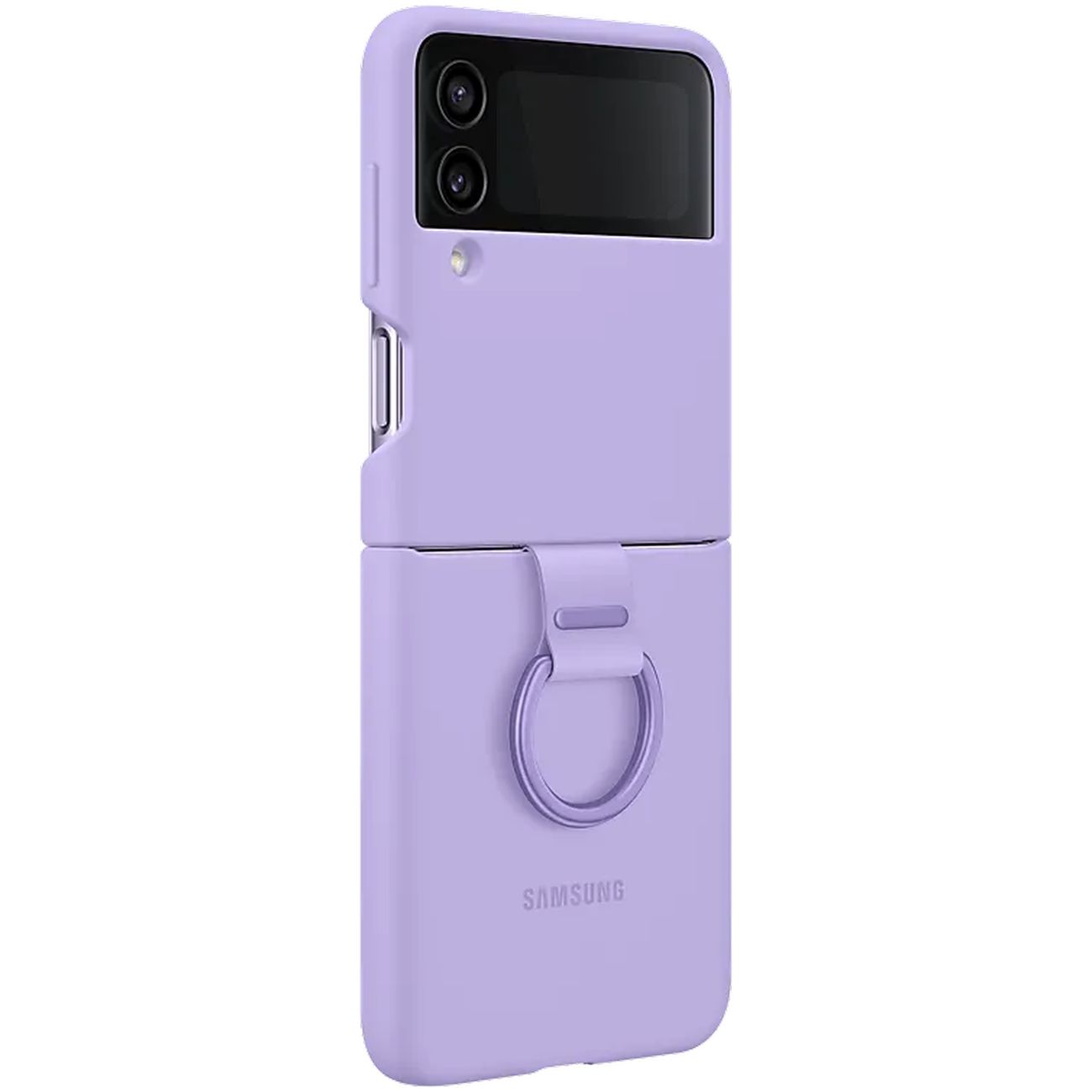 Чехол Samsung Silicone Cover with Ring Z Flip 4 (F721) Violet