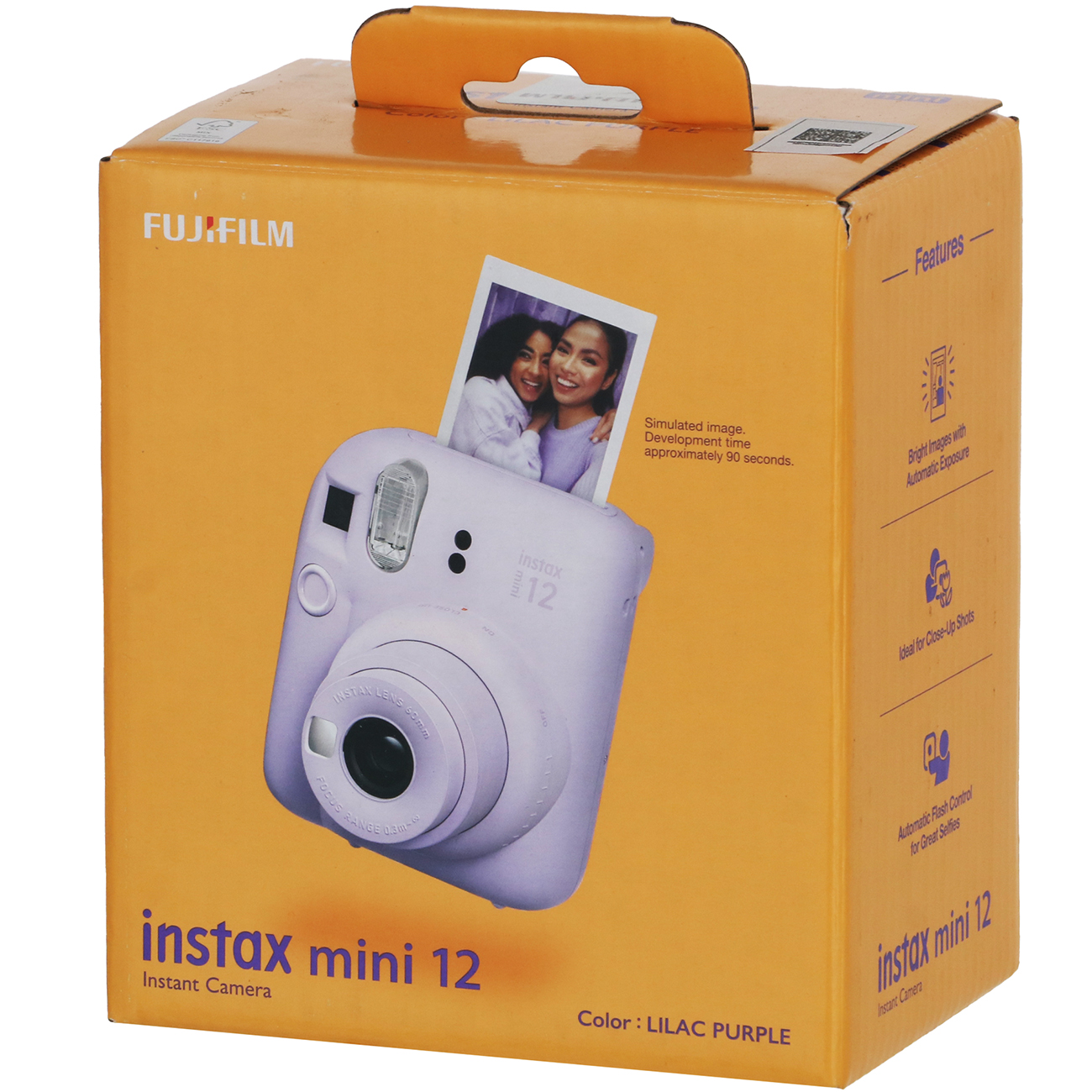 Купить Фотоаппарат моментальной печати Fujifilm Fuji Instax Mini 12 Lilac  Purple в каталоге интернет магазина М.Видео по выгодной цене с доставкой,  отзывы, фотографии - Москва