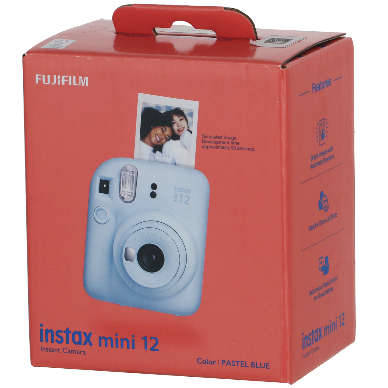 Купить Фотоаппарат моментальной печати Fujifilm Fuji Instax Mini 12 Pastel  Blue в каталоге интернет магазина М.Видео по выгодной цене с доставкой,  отзывы, фотографии - Москва