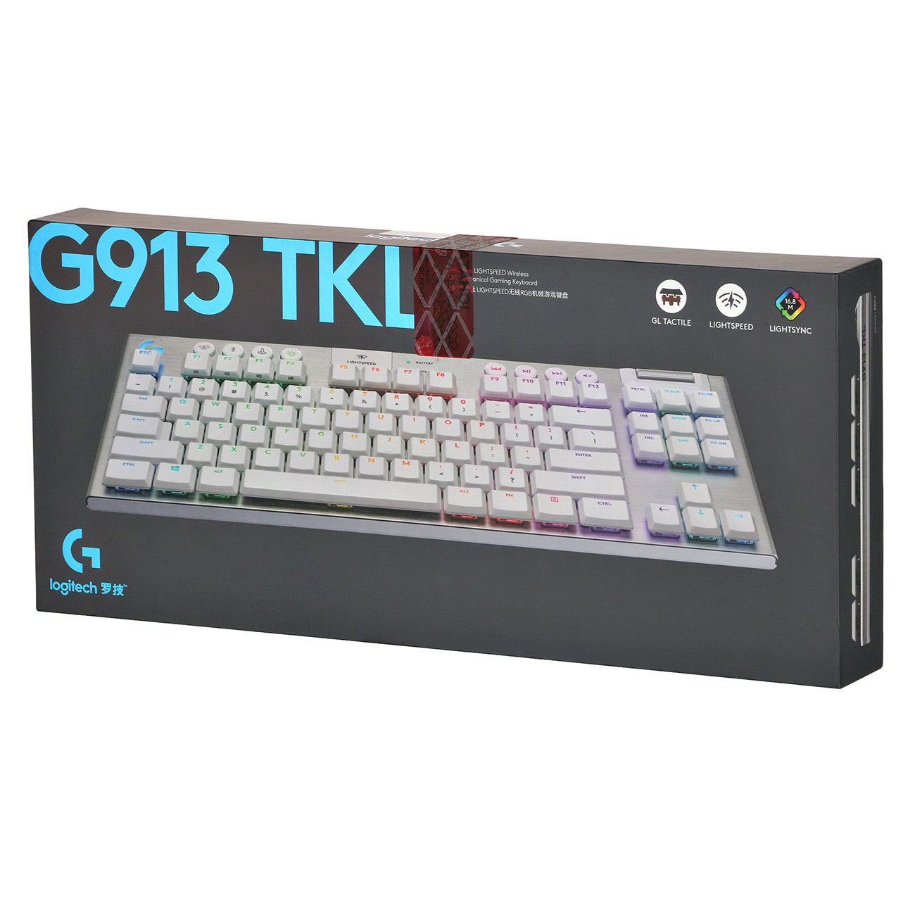 Игровая клавиатура Logitech G913 TKL White (русская раскладка)