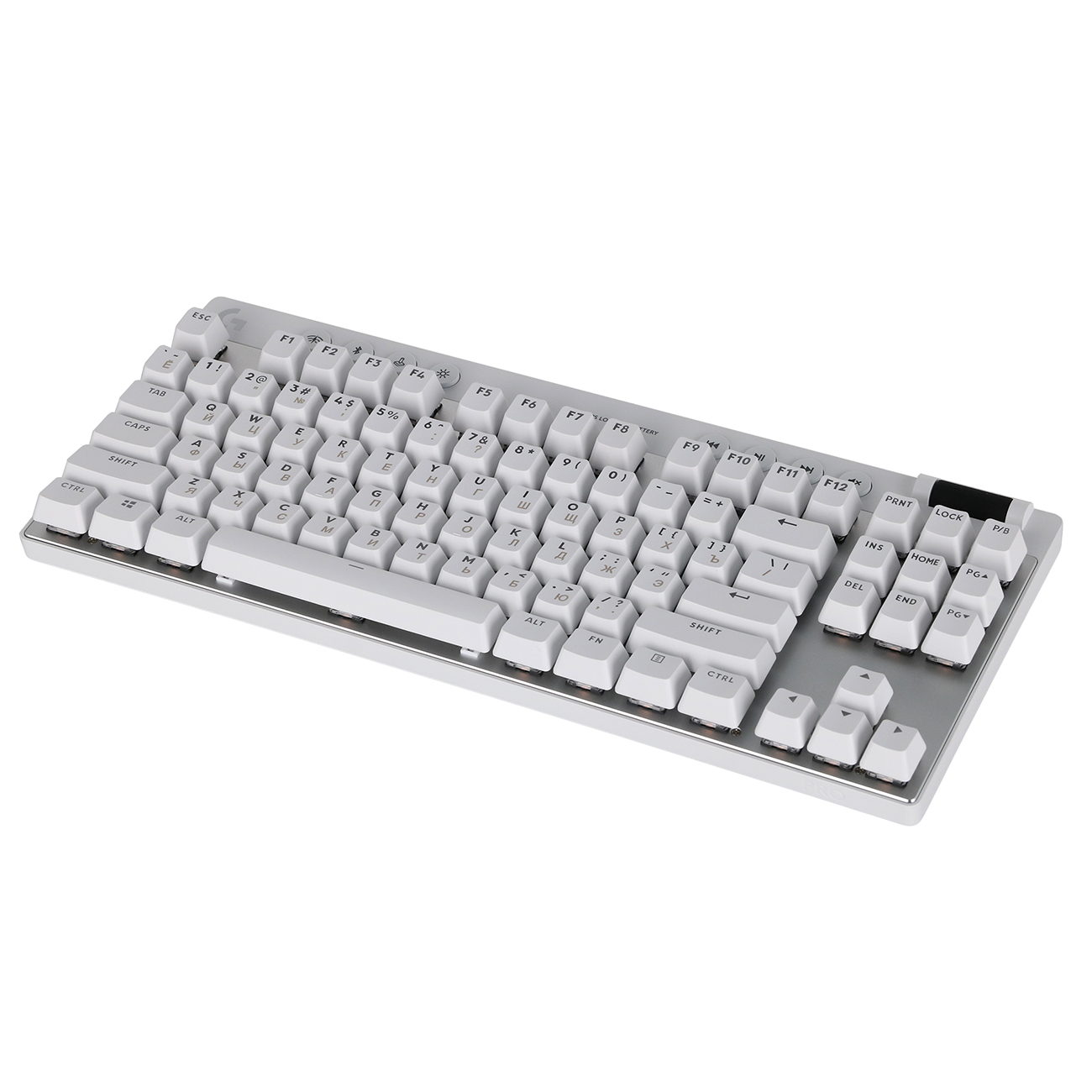 Купить Игровая клавиатура Logitech G PRO X TKL White (русская раскладка) в  каталоге интернет магазина М.Видео по выгодной цене с доставкой, отзывы,  фотографии - Москва