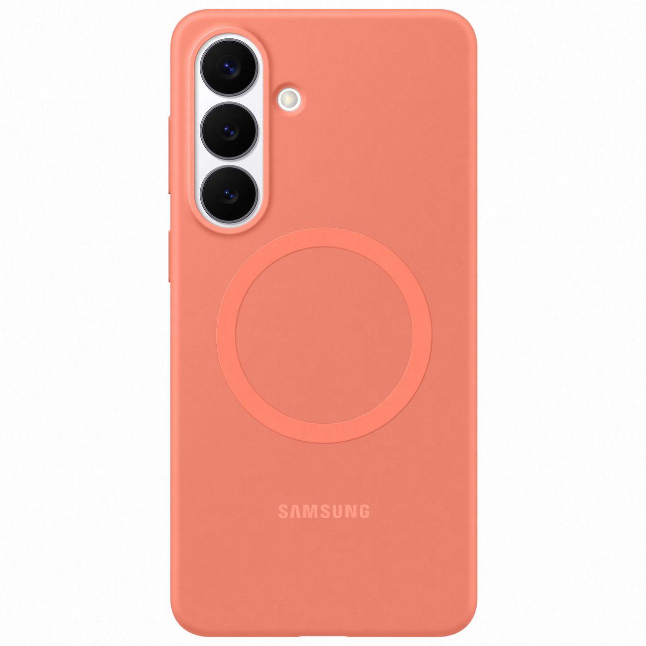 Изображение товара Чехол SAMSUNG Silicone Magnet Case Galaxy S26+, коралловый