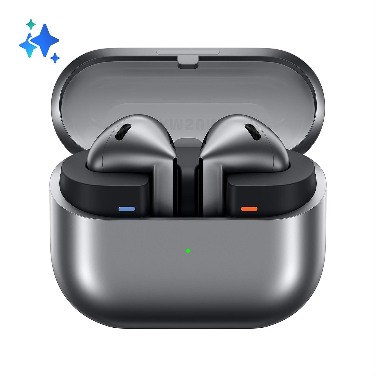 Изображение товара Восстановленные наушники True Wireless Samsung Galaxy Buds3 серебряные, рабочий