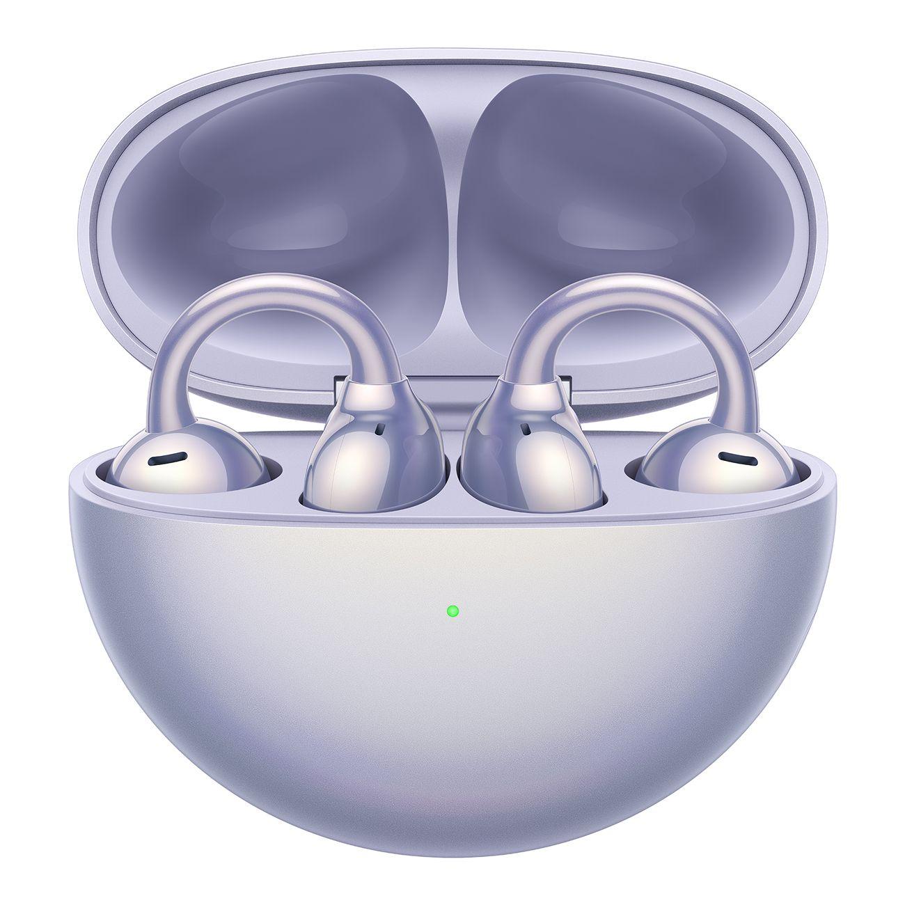 Изображение товара Восстановленные наушники True Wireless Huawei FreeClip пурпурный, отличный