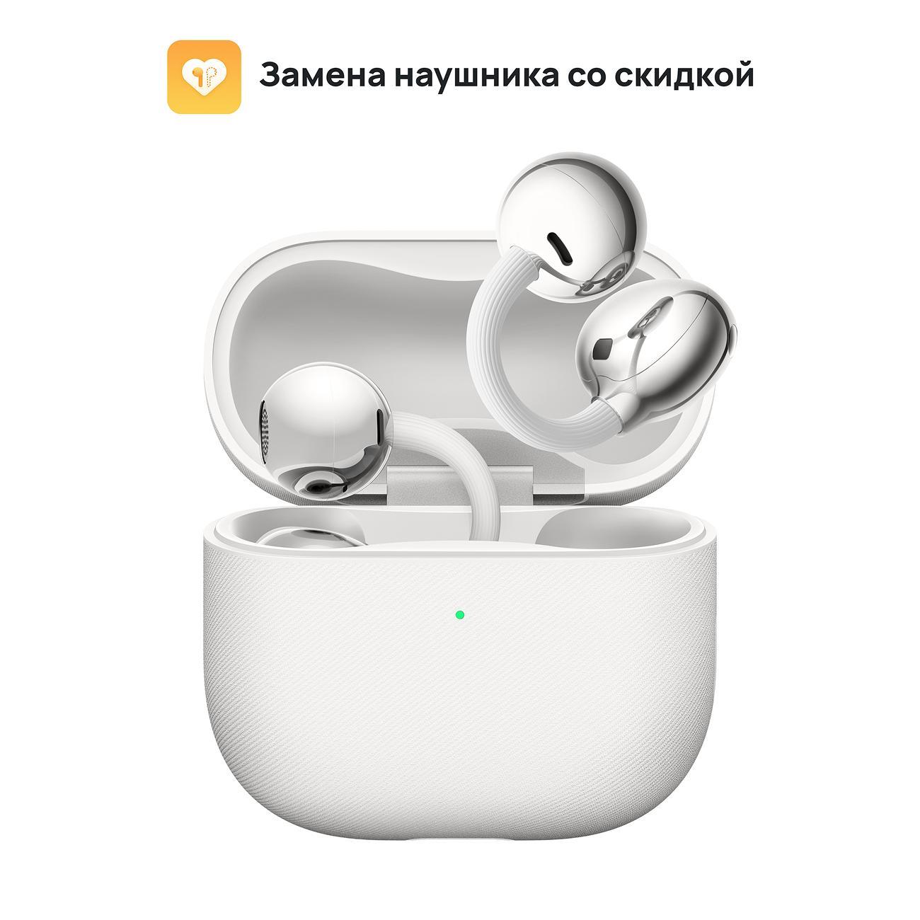 Изображение товара Восстановленные наушники True Wireless Huawei FreeClip 2 White, отличный