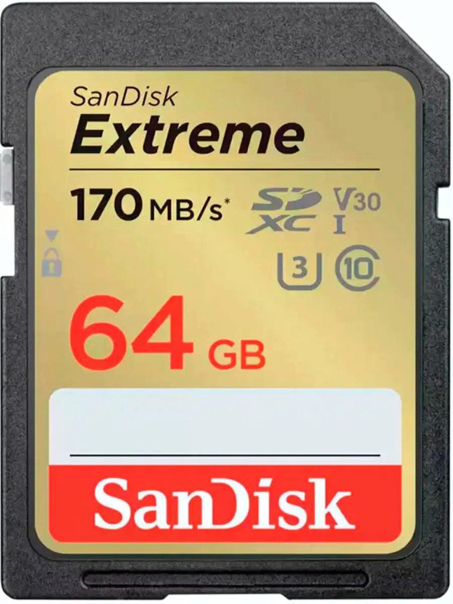 Изображение товара Карта памяти SanDisk Extreme Изображение товара Карта памяти SanDisk Extreme