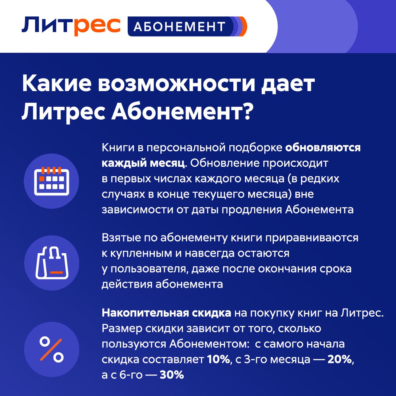 Книги ЛитРес Абонемент на 3 месяца