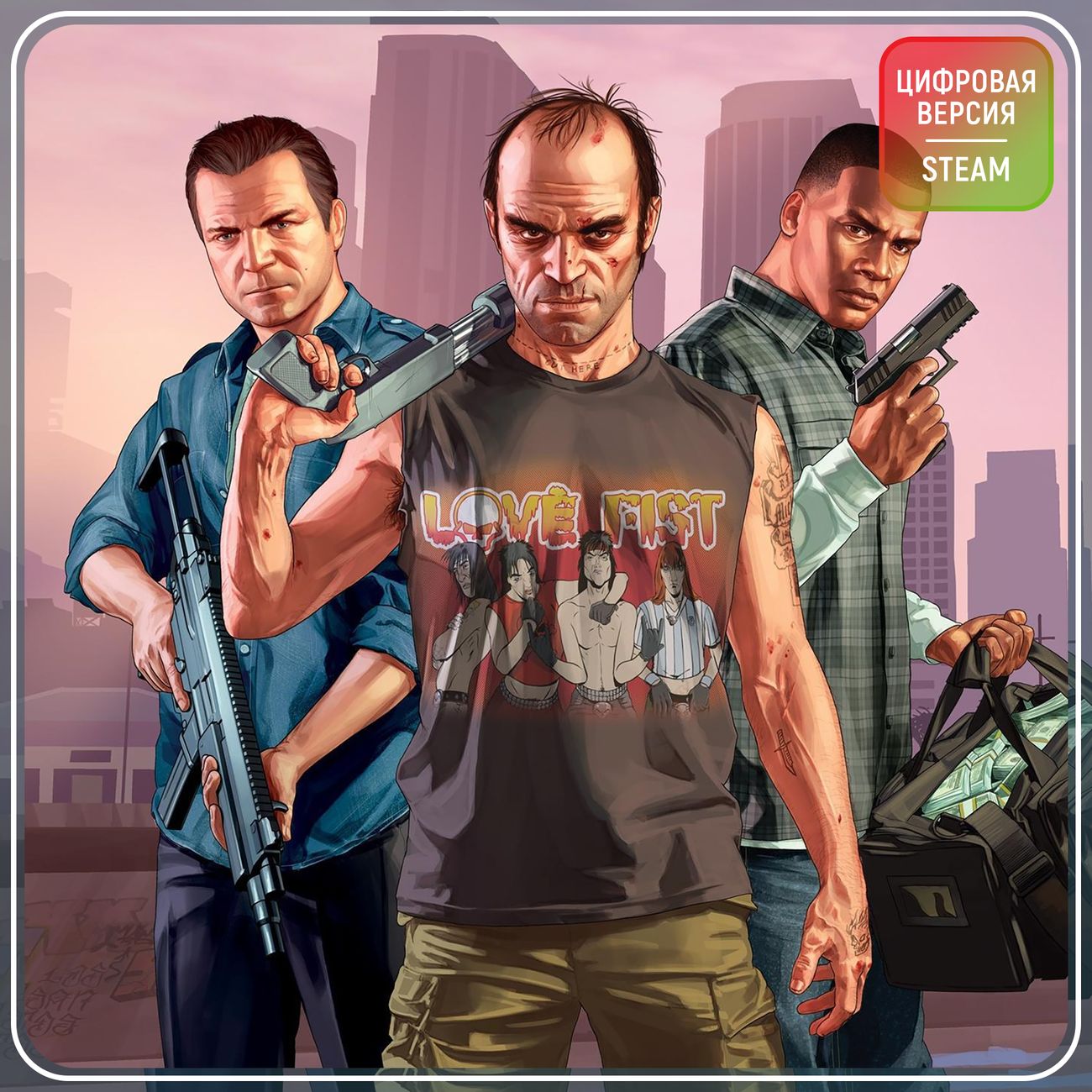 Цифровая версия игры PC Rockstar Games Grand Theft Auto V Steam (Турция)