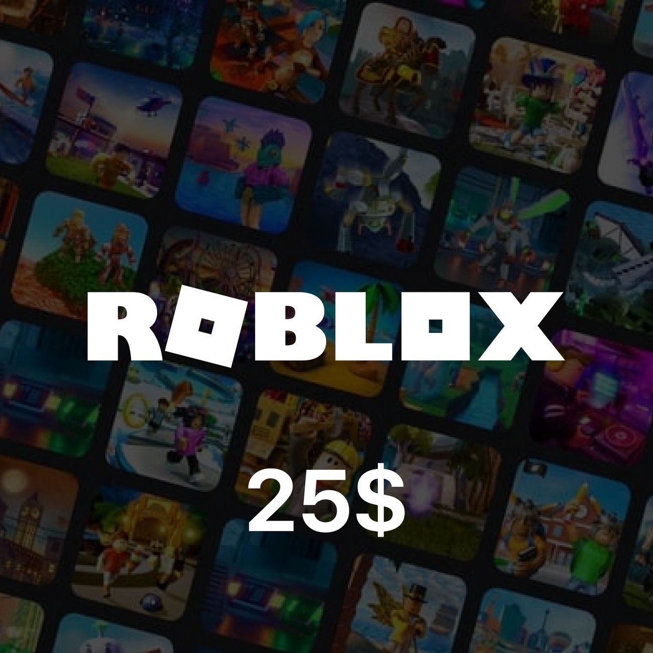 Игровая валюта PC Roblox Gift Card 25 USD