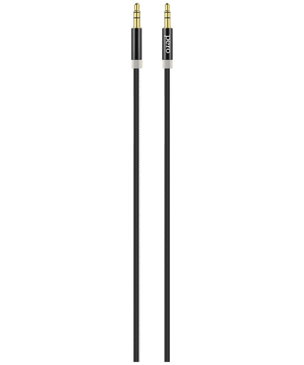 Изображение товара Кабель аудио-видео Pero MC-01 2x3.5 JACK 3м Black