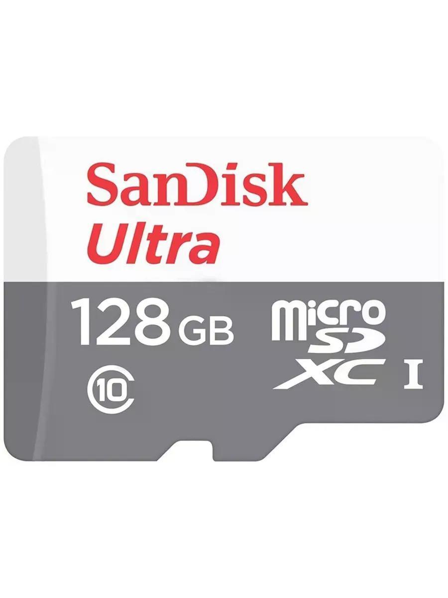 Изображение товара Карта памяти SanDisk Карта памяти Ultra microSDXC SDSQUNR-128G-GN6MN 128GB U1 C10 Изображение товара Карта памяти SanDisk Карта памяти Ultra microSDXC SDSQUNR-128G-GN6MN 128GB U1 C10