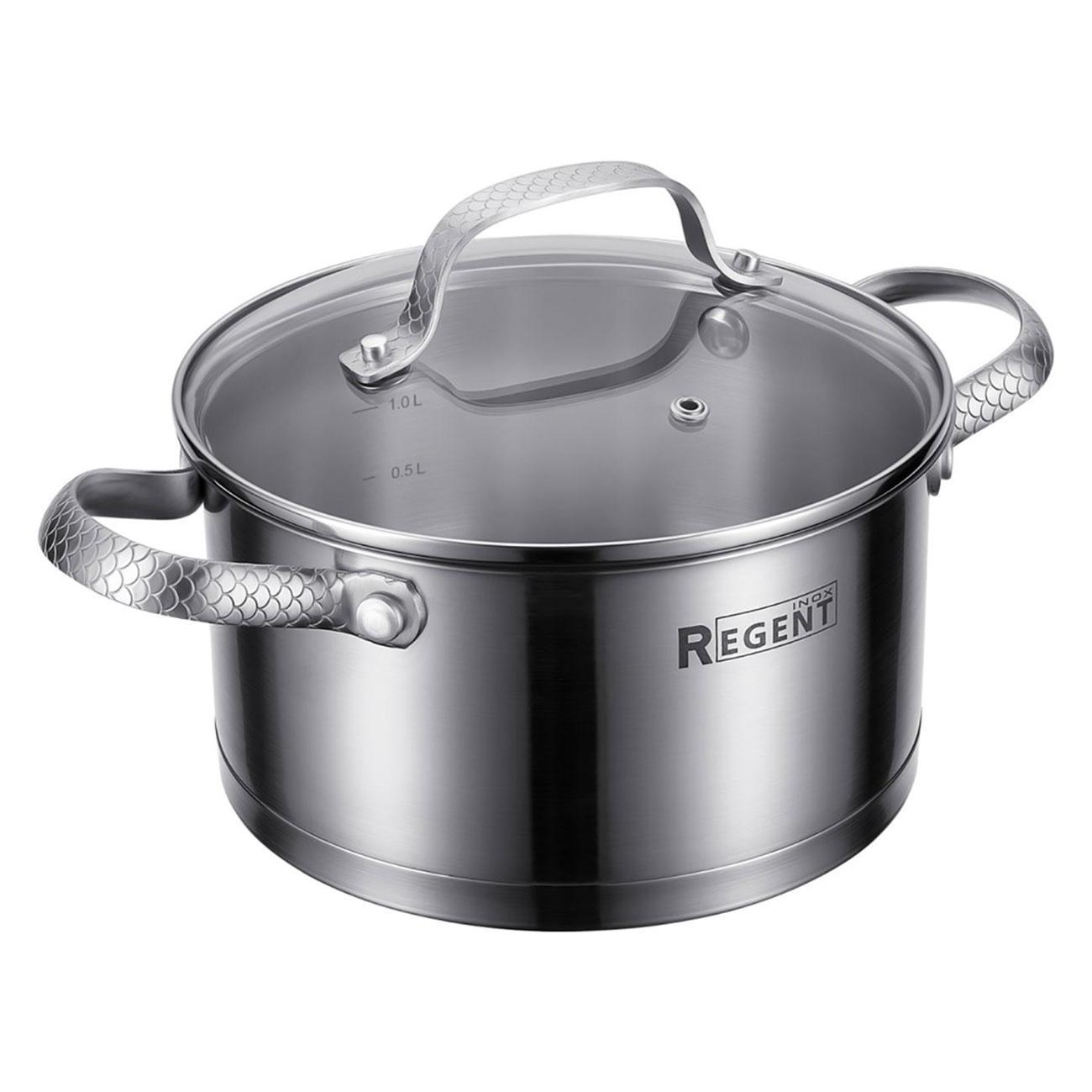Изображение товара Жаровня Regent Inox Linea Sirena 1.7 л антипригарная металлик Изображение товара Жаровня Regent Inox Linea Sirena 1.7 л антипригарная металлик