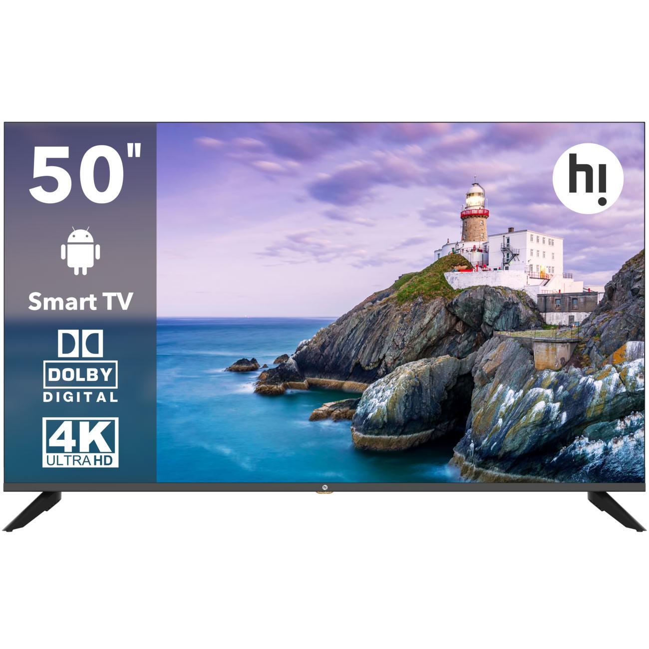Изображение товара Уцененный 50" 4K LED Smart TV Hi HX-50U01FB с Bluetooth и HDR Изображение товара Уцененный 50" 4K LED Smart TV Hi HX-50U01FB с Bluetooth и HDR