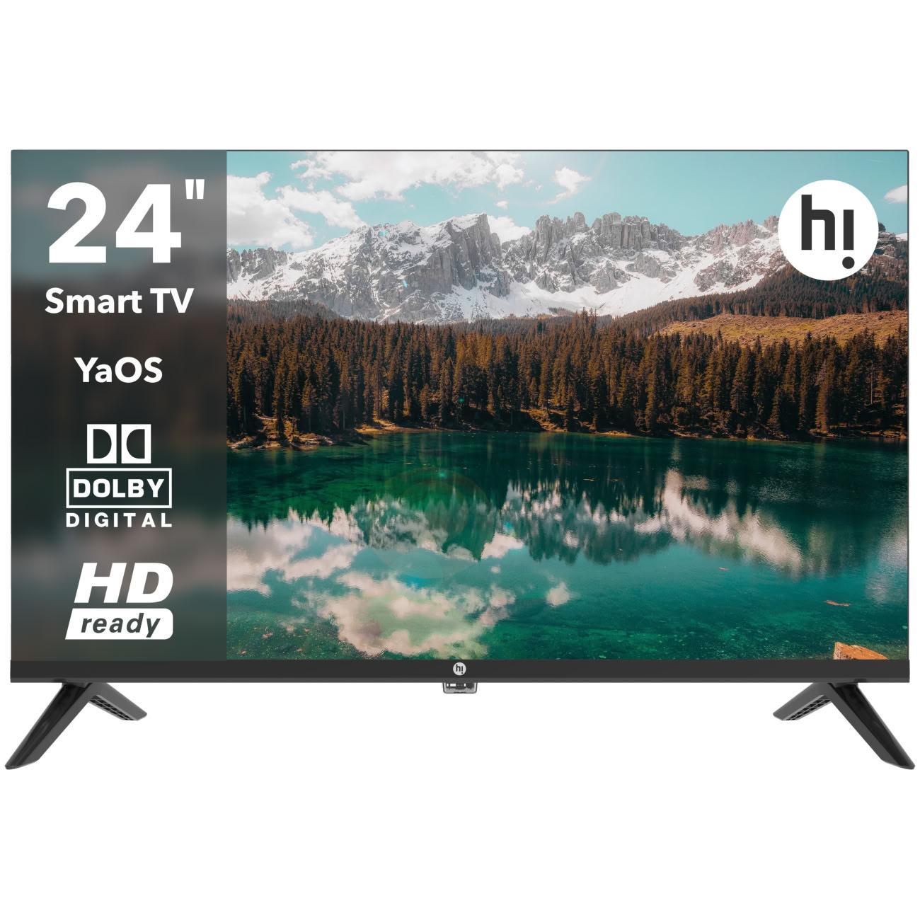 Изображение товара Уцененный 24" LED Smart TV Hi HY-24H01FB, Wi-Fi, Bluetooth, HD