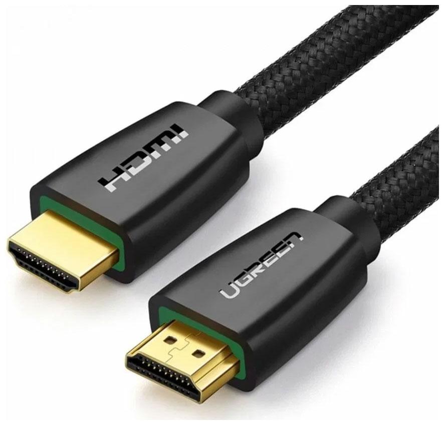 Изображение товара Кабель цифровой аудио-видео HDMI UGREEN HDMI Male-Male, 4К/60Гц, 2 м, черный (40410)