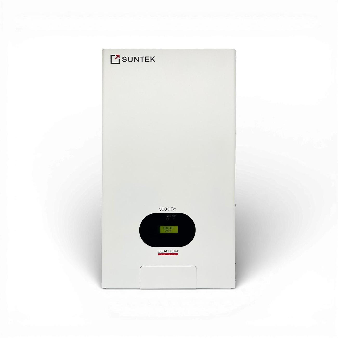 Изображение товара Стабилизатор напряжения SunTek QUANTUM 3000 ВА инверторный с двойным преобразованием