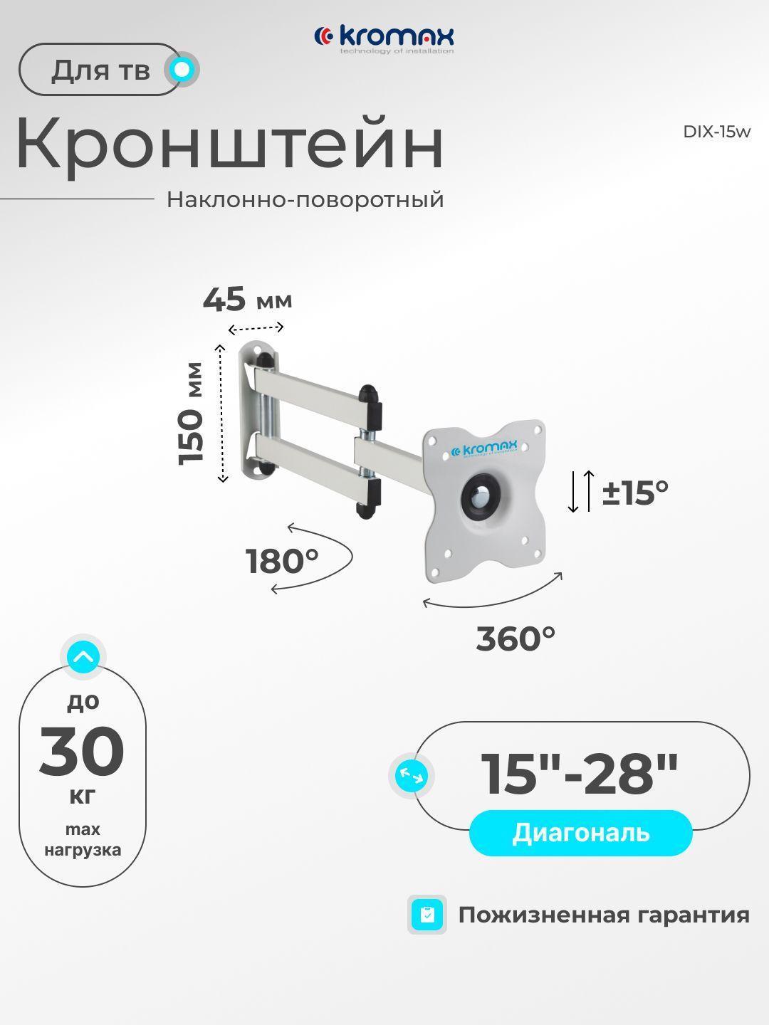 Изображение товара Кронштейн для антенны Kromax 019d9544dc5a7e70a4b9bc357c8bb8b6
