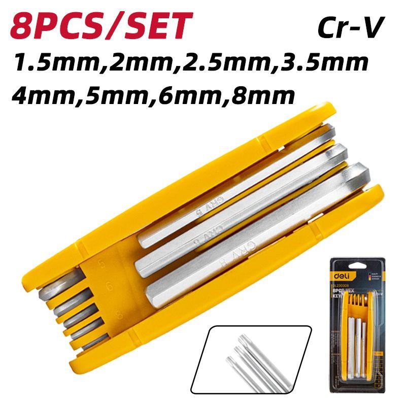 Изображение товара Набор ключей и головок Deli Tools DL230308 Изображение товара Набор ключей и головок Deli Tools DL230308