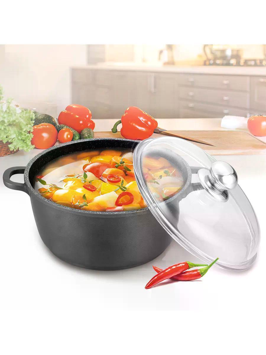 Изображение товара Кастрюля Maestro MR-4628C 28 см с керамическим покрытием Изображение товара Кастрюля Maestro MR-4628C 28 см с керамическим покрытием