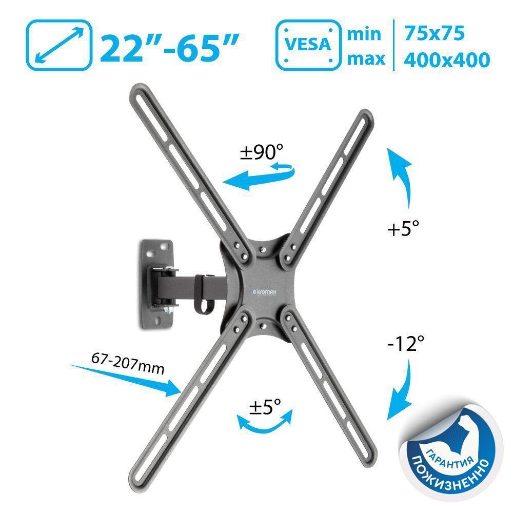 Изображение товара Кронштейн для антенны Kromax 019d9542300d76b1bdea9ababf8af1ae