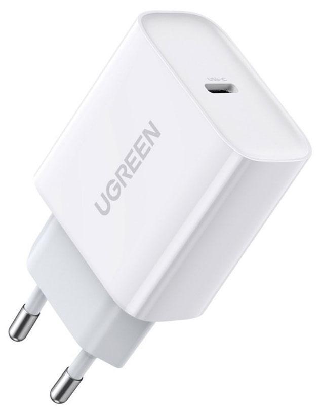 Изображение товара Зарядное устройство для радиотехники uGreen USB C 20W PD (60450) белый