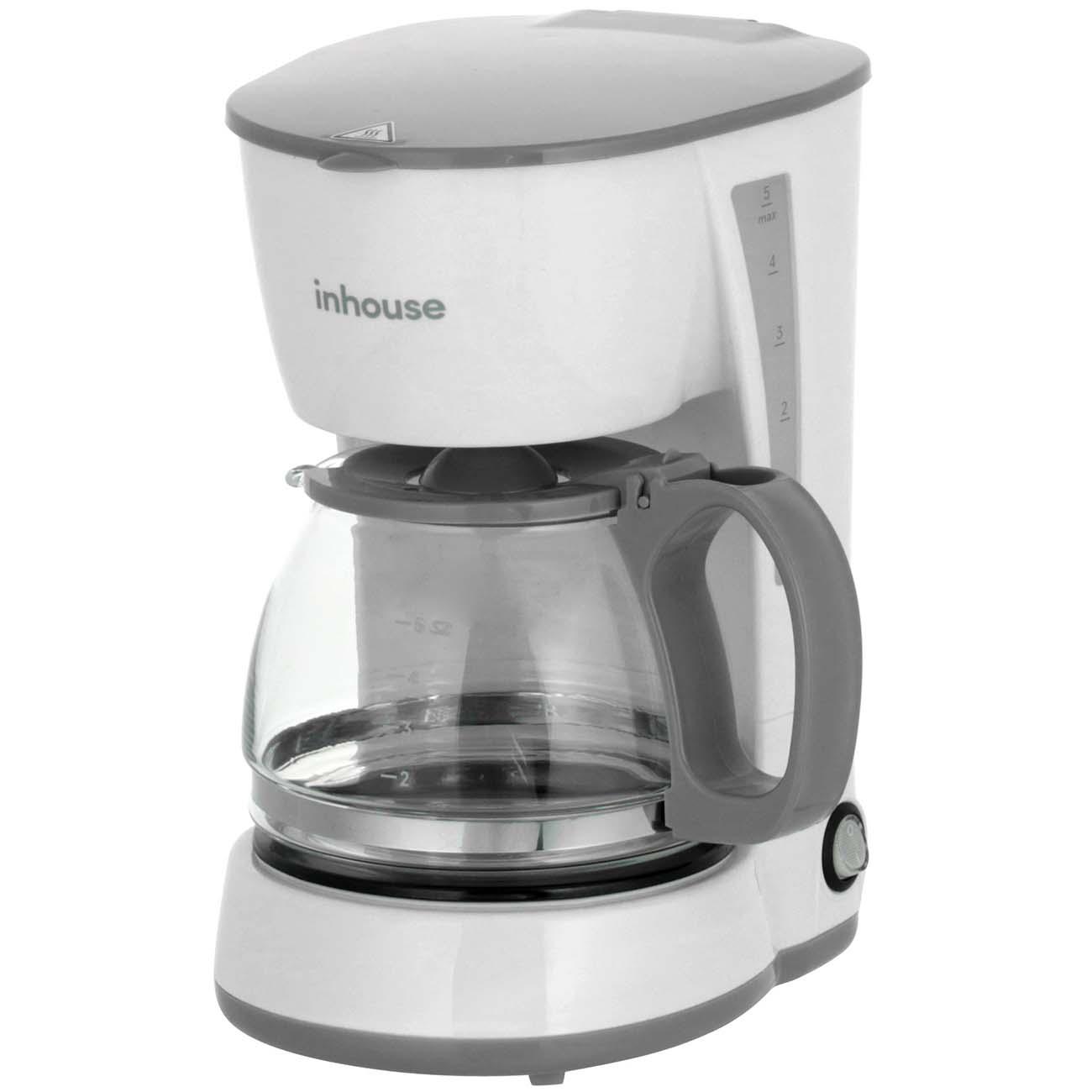 Изображение товара Уцененная кофеварка капельного типа Inhouse ICMD0603GW, как новый Изображение товара Уцененная кофеварка капельного типа Inhouse ICMD0603GW, как новый