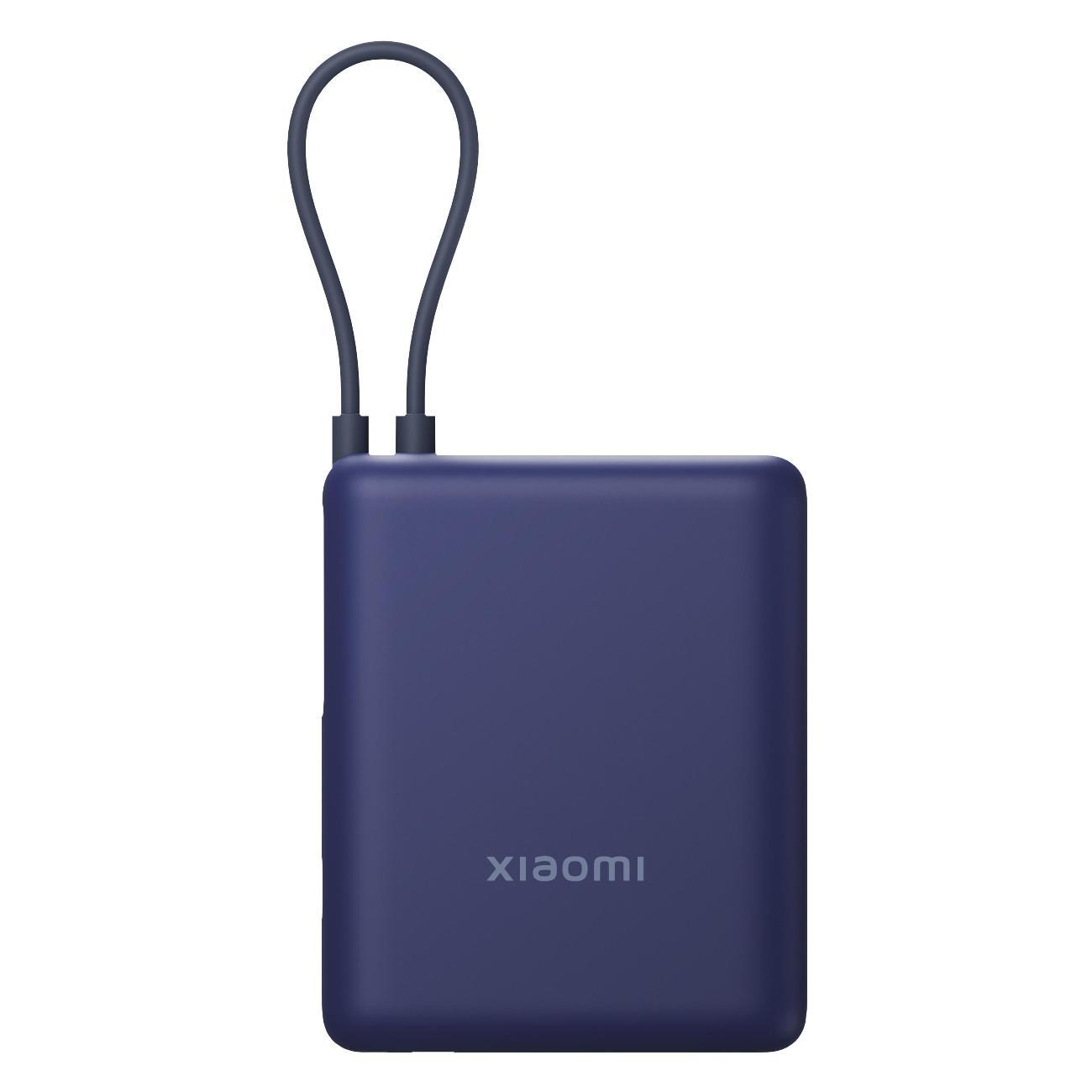 Изображение товара Портативный аккумулятор Xiaomi 33W Power Bank 10000mAh (Integrated Cable) ледяной синий Изображение товара Портативный аккумулятор Xiaomi 33W Power Bank 10000mAh (Integrated Cable) ледяной синий