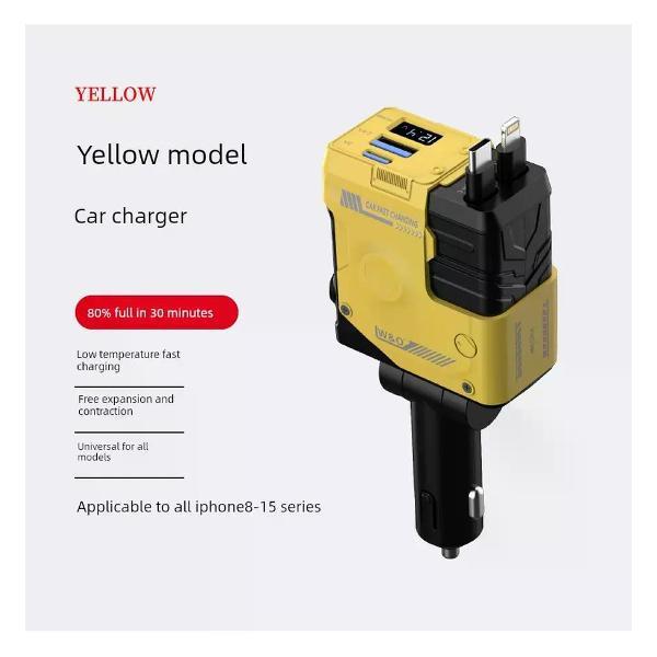 Изображение товара Автомобильное ЗУ UNIMALL A1-1 (100Вт, USB Type-C)