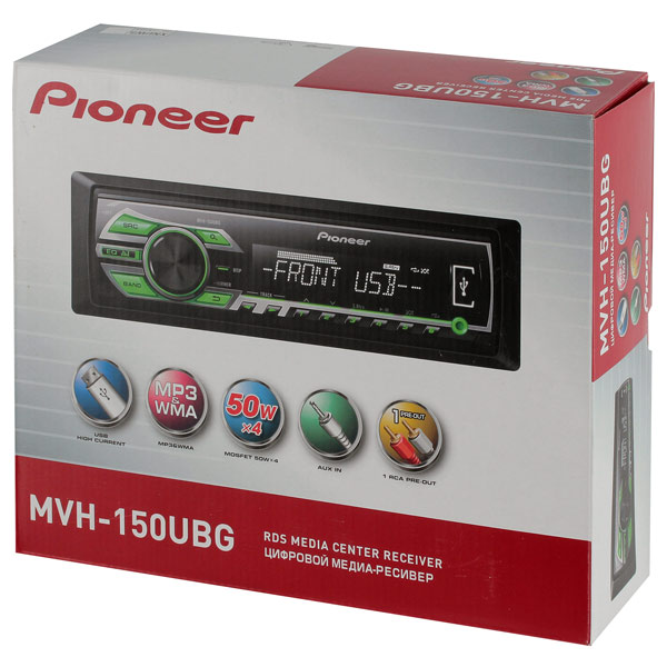 Pioneer MVH-150UBG: инструкция