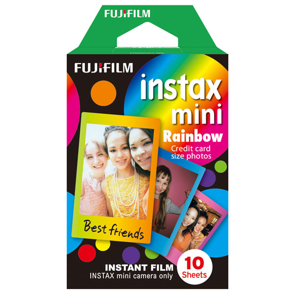 Fujifilm Colorfilm Instax Mini Rainbow WW1 10/PK