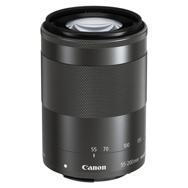 Canon EFM 55-200mm f/4.5-6.3 IS STM Black