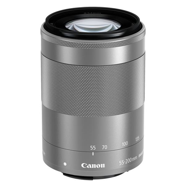 Canon EFM 55-200mm f/4.5-6.3 IS STM Silver