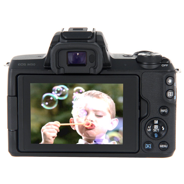 Фотоаппарат системный Canon EOS M50 EF-M18-150 IS STM Kit Black фото 2