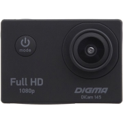 Изображение товара Видеокамера экшн Digma DICAM 145 (Black)