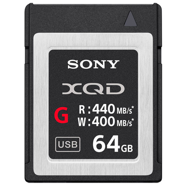 фото Карта памяти xqd sony 64gb 440r/420w (qdg64e)