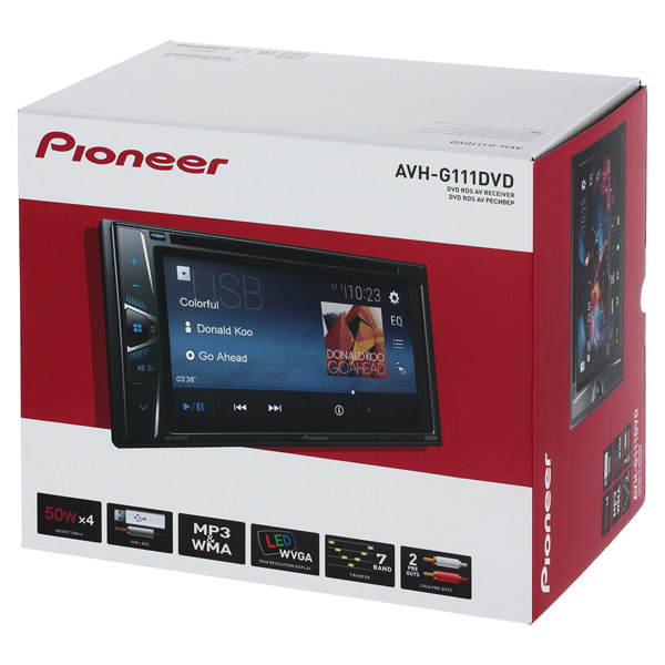 Автомобильная магнитола с DVD  плюс  монитор Pioneer купить в интернет-магазине Мвидео в Москве, Спб