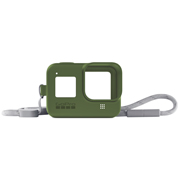 Изображение товара Силиконовый чехол с ремешком GoPro Sleeve + Lanyard HERO8 Green (AJSST-005)