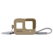 Изображение товара Силиконовый чехол с ремешком GoPro Sleeve + Lanyard HERO8 Sand (AJSST-006)
