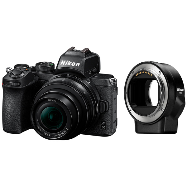 Nikon Z 50 + NIKKOR Z DX 16-50mm VR + FTZ