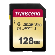 Изображение товара Карта памяти SDHC Transcend 128GB (TS128GSDC500S)