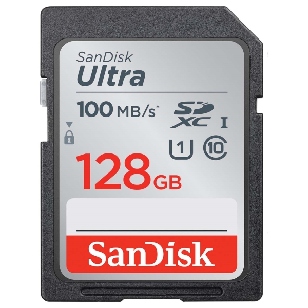 фото Карта памяти sdhc sandisk 128gb ultra sdxc (sdsdunr-128g-gn6in)