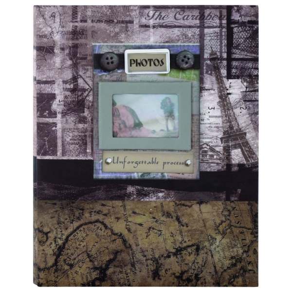 Изображение товара Альбом для фотографий Brauberg 390672 на 200 фото 10*15см, Путешествие