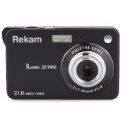Изображение товара Фотоаппарат компактный Rekam iLook S990i Black Metallic