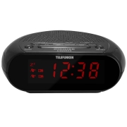 Изображение товара Радио-часы Telefunken TF-1706 Black/Red