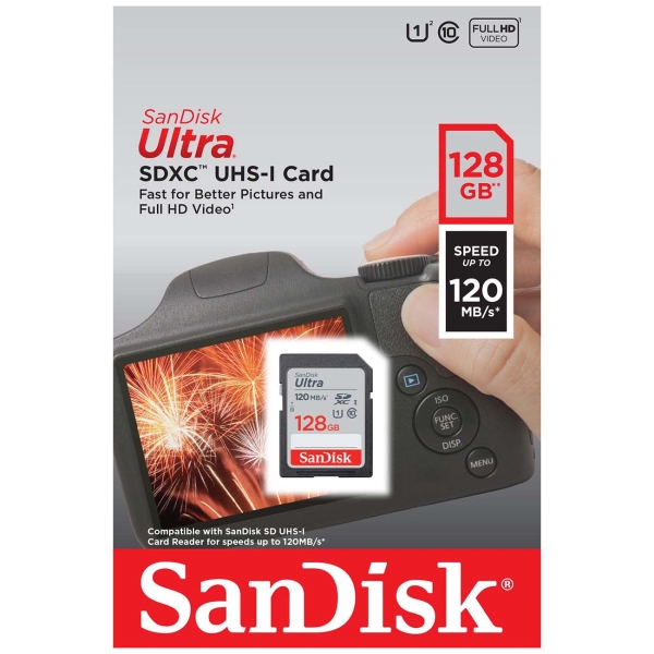 SanDisk Ultra 128GB SDXC (SDSDUN4-128G-GN6IN)