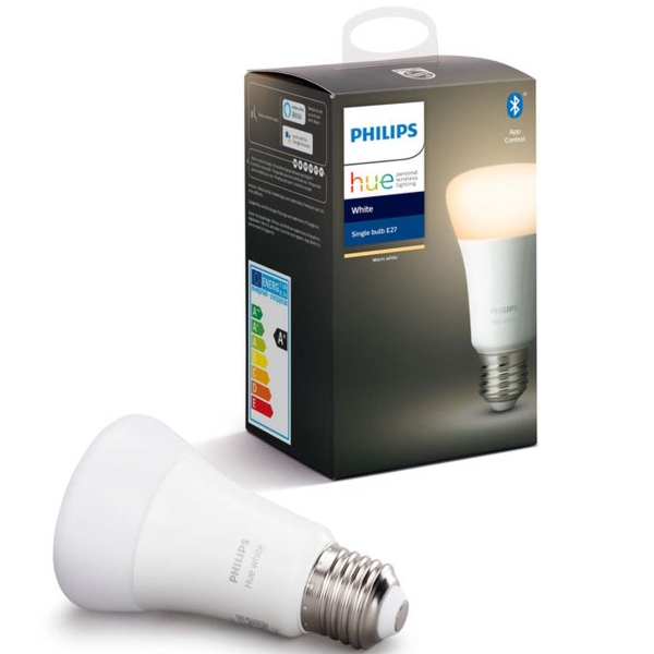 Philips Hue Single Bulb White E27 2700K 9Вт(929001821618)